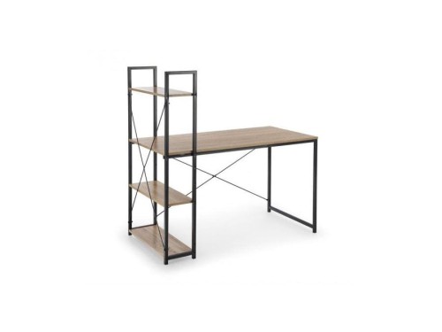 Biurko Narvik B1 czarny/dąb sonoma